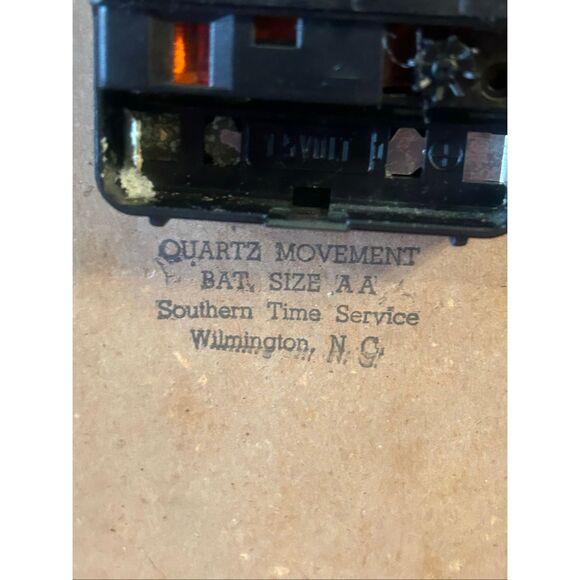 Vtg Coca Cola Country Store Picture Clock Painted Glass Framed Shadow Box (5665) - Picture 10 of 10